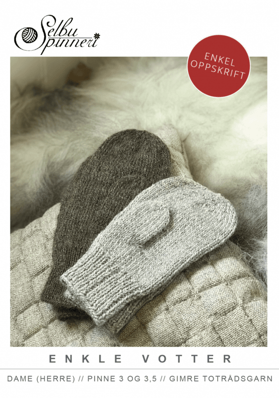 Oppskrift -Enkle votter