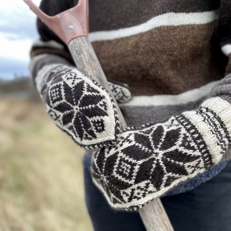 Strikkepakke - Enkel selbuvott herre