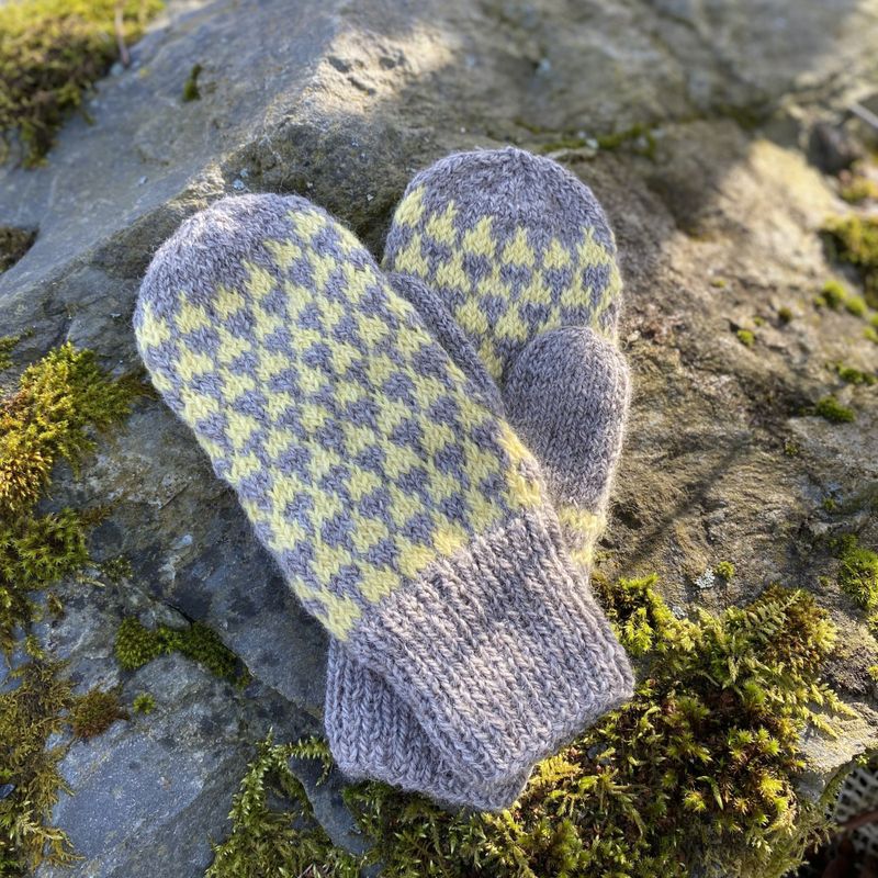 Strikkepakke - Triangelvott