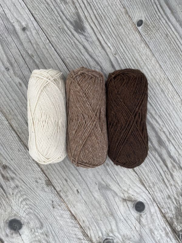 Gimre Alpakka - Mørk Brun