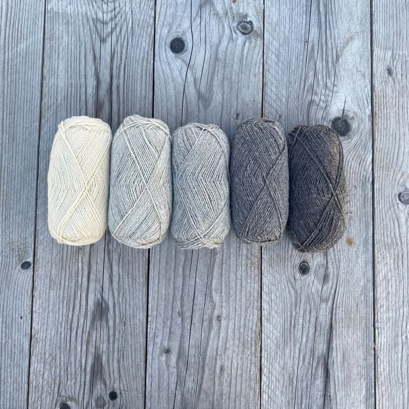 Strikkepakke - Martes bondesjal ekstra myk